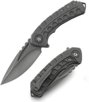 Bestech Knives Buwaya Framelock Folding Knife 3.5" M390 Steel Blade Titanium Handle T2203A -Bestech Knives - Survivor Hand Precision Knives & Outdoor Gear Store