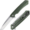 Case XX Kinzua Framelock Folding Knife 3.40" CPM-S35VN Steel Blade OD Green Aluminum Handle 64671 -Case Cutlery - Survivor Hand Precision Knives & Outdoor Gear Store
