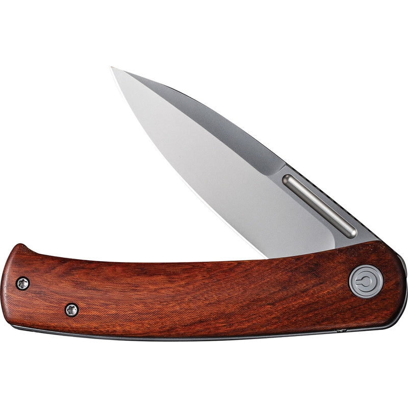 Civivi Cetos Frame Folding Knife 3.5" 14C28N Sandvik Steel Spear Point Blade Wood/Stainless Handle 21025B4 -Civivi - Survivor Hand Precision Knives & Outdoor Gear Store