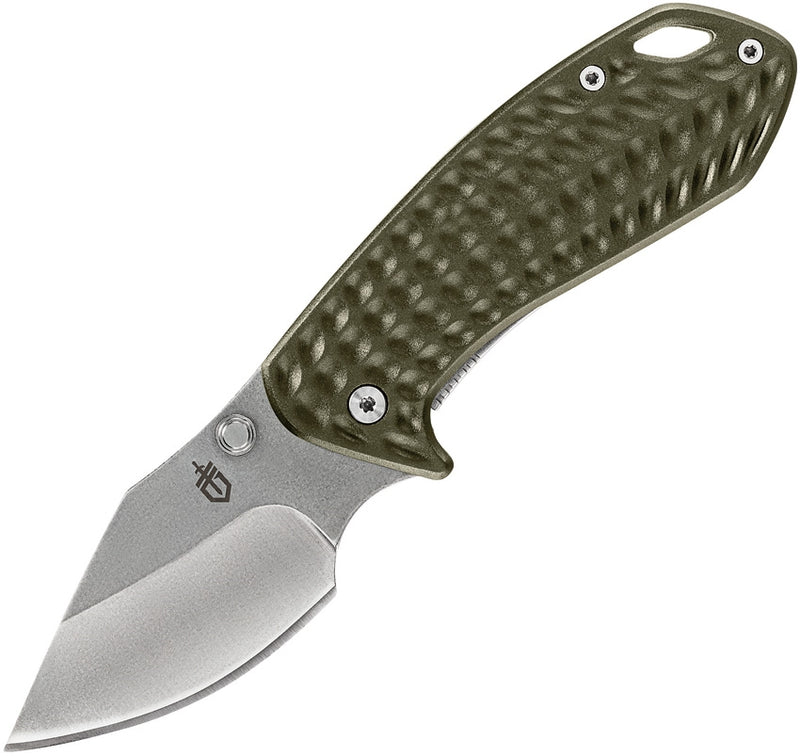 Gerber Kettlebell Framelock Folding Knife 2.55" 7Cr17MoV Steel Blade Green Aluminum Handle 1521 -Gerber - Survivor Hand Precision Knives & Outdoor Gear Store