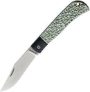Rough Ryder Folding Knife 3" VG-10 Steel Clip Point Blade Green Hammered Aluminum Handle 2107 -Rough Ryder - Survivor Hand Precision Knives & Outdoor Gear Store