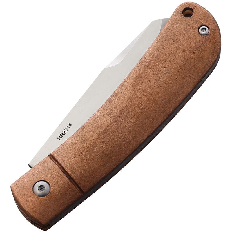 Rough Ryder APTA Folding Knife 2.75" Stainless Steel Blade Stonewash Finish Copper Handle 2314 -Rough Ryder - Survivor Hand Precision Knives & Outdoor Gear Store