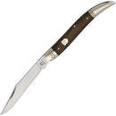 Rough Ryder Large Toothpick Folding Knife 440 Steel Blade Brown Burlap Micarta Handle 2328 -Rough Ryder - Survivor Hand Precision Knives & Outdoor Gear Store