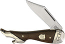 Rough Ryder Leg Pocket Knife 440 Steel Clip Blade Brown Burlap Micarta Handle 2335 -Rough Ryder - Survivor Hand Precision Knives & Outdoor Gear Store