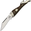 Rough Ryder Leg Pocket Knife 440 Steel Clip Blade Brown Burlap Micarta Handle 2335 -Rough Ryder - Survivor Hand Precision Knives & Outdoor Gear Store