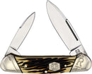 Rough Ryder Canoe Pocket Knife 440 Steel Spear And Pen Blades Imitation Stag Handle 2359 -Rough Ryder - Survivor Hand Precision Knives & Outdoor Gear Store