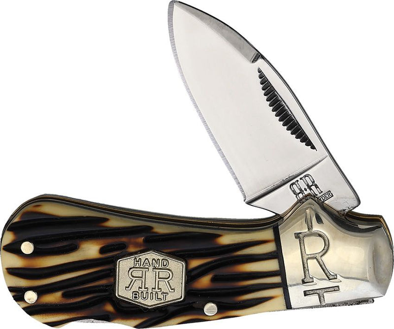 Rough Ryder Tuff Cub Folding Knife 440 Steel Drop Point Blade Imitation Stag Handle 2364 -Rough Ryder - Survivor Hand Precision Knives & Outdoor Gear Store