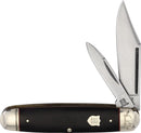 Rough Ryder Cattleman Pocket Knife 440 Steel Clip/Pen Blades Black Micarta Handle 2380 -Rough Ryder - Survivor Hand Precision Knives & Outdoor Gear Store
