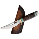 Rough Ryder Fixed Knife 4.5" Stainless Steel Skinner Blade Leather And Turquoise Handle 2390 -Rough Ryder - Survivor Hand Precision Knives & Outdoor Gear Store