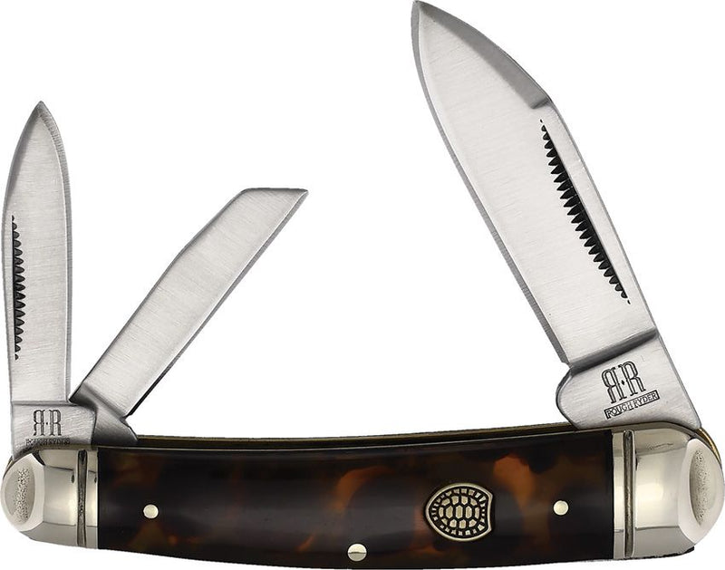 Rough Ryder Sleeveboard Pocket Knife 440B Steel Blades Synthetic Tortoise Handle 2445 -Rough Ryder - Survivor Hand Precision Knives & Outdoor Gear Store