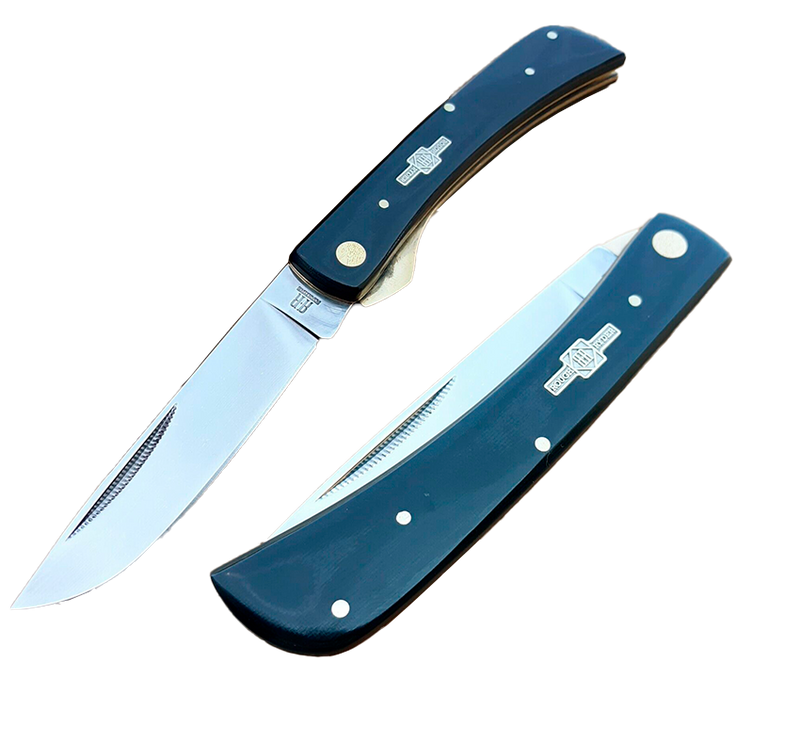 Rough Ryder Work Folding Knife 440 Steel Drop Point Blade Black Micarta Handle 360 -Rough Ryder - Survivor Hand Precision Knives & Outdoor Gear Store