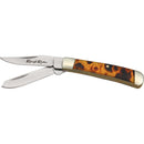 Rough Ryder Tiny Trapper Pocket Knife Stainless Steel Blades Imitation Tortoise Shell Handle RR805 -Rough Ryder - Survivor Hand Precision Knives & Outdoor Gear Store