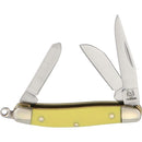 Rough Rider Tiny Stockman Pocket Knife 440 Stainless Blades Yellow Bone Handle R811 -Rough Ryder - Survivor Hand Precision Knives & Outdoor Gear Store