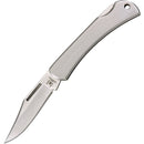 Rough Ryder Lockback Folding Knife 2.63" 440 Steel Blade Brushed Stainless Handle R998 -Rough Ryder - Survivor Hand Precision Knives & Outdoor Gear Store