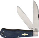Rough Ryder Reserve Heavy Pocket Knife D2 Tool Steel Blades Denim Micarta Handle R011 -Rough Ryder Reserve - Survivor Hand Precision Knives & Outdoor Gear Store
