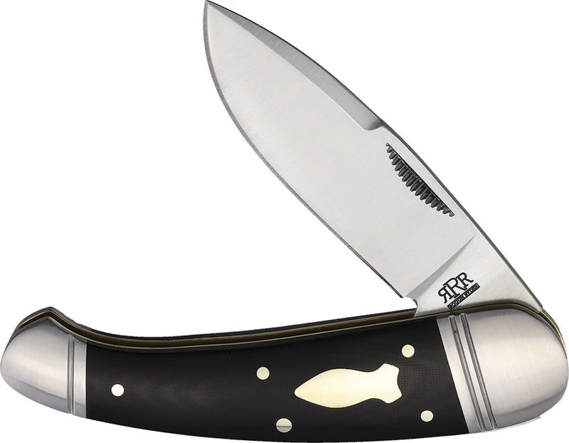 Rough Ryder Reserve Panthera Folding Knife 2.75" Stainless Steel Blade Black Micarta Handle 020 -Rough Ryder - Survivor Hand Precision Knives & Outdoor Gear Store