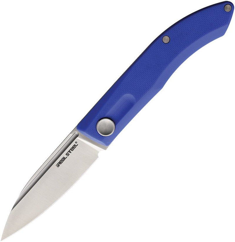 Real Steel Stella Slipjoint Folding Knife 3" VG-10 Steel Blade Blue G10 Handle 7059 -Real Steel - Survivor Hand Precision Knives & Outdoor Gear Store