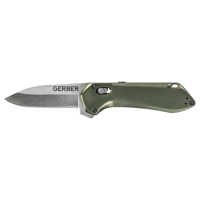 Gerber Highbrow Pivot Lock Folding Knife 2.88" 7Cr17MoV Steel Blade Green Aluminum Handle 1526 -Gerber - Survivor Hand Precision Knives & Outdoor Gear Store