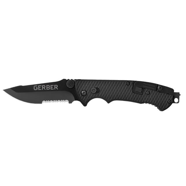 Gerber Hinderer CLS Folding Knife 440A Steel Blade Textured Black Glass Filled Nylon Handle 1870 -Gerber - Survivor Hand Precision Knives & Outdoor Gear Store