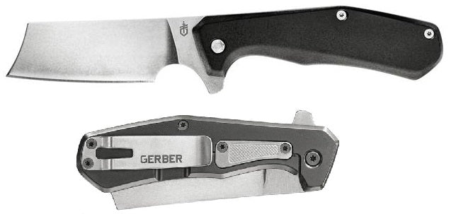 Gerber Asada Framelock Folding Knife 3.25" 7Cr17MoV Steel Blade Black Aluminum/Gray Stainless Handle 1807 -Gerber - Survivor Hand Precision Knives & Outdoor Gear Store