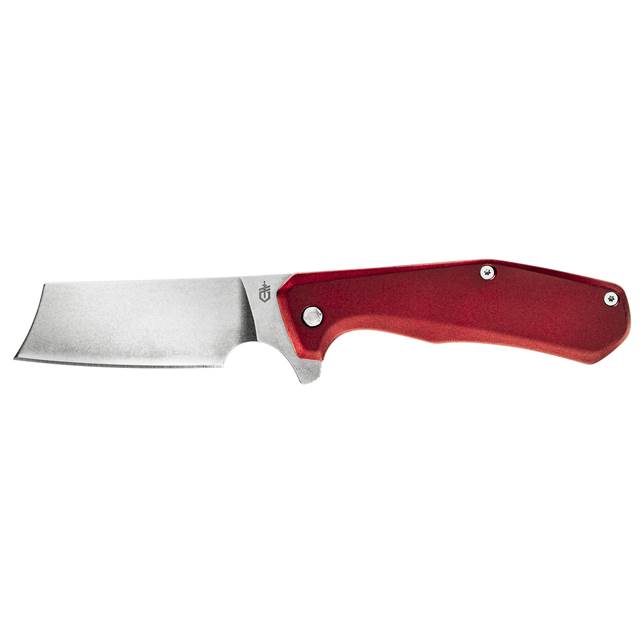 Gerber Asada Framelock Folding Knife 3.25" 7Cr17MoV Steel Blade Red Aluminum/Gray Stainless Handle 1805 -Gerber - Survivor Hand Precision Knives & Outdoor Gear Store