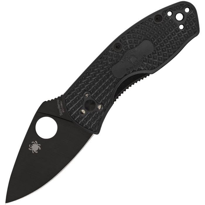 Spyderco Ambitious Folding Knife 2.31" 8Cr13MoV Steel Blade Black FRN Handle 148PBBK -Spyderco - Survivor Hand Precision Knives & Outdoor Gear Store