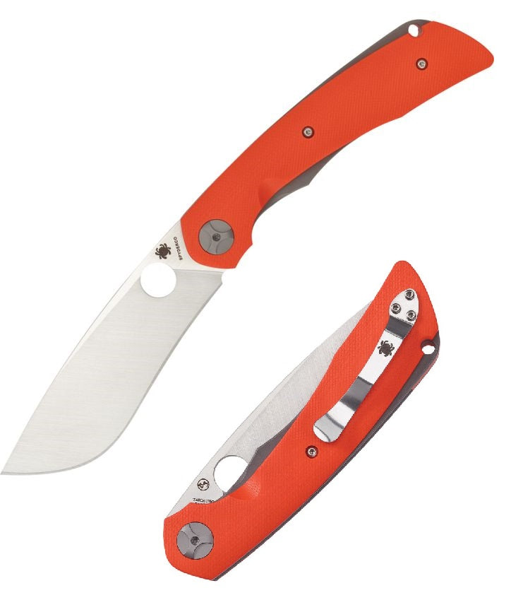 Spyderco Subvert Linerlock Folding Knife 4.13" CPM S30V Steel Blade Orange G10 Handle 239GPOR -Spyderco - Survivor Hand Precision Knives & Outdoor Gear Store