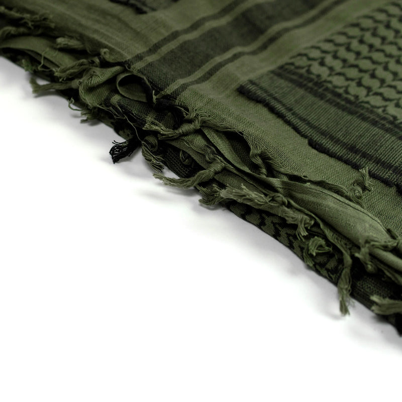 Pathfinder Tactical Shemagh Scarf Dimensions: 42" x 42" Green Cotton Construction 031 -Pathfinder - Survivor Hand Precision Knives & Outdoor Gear Store