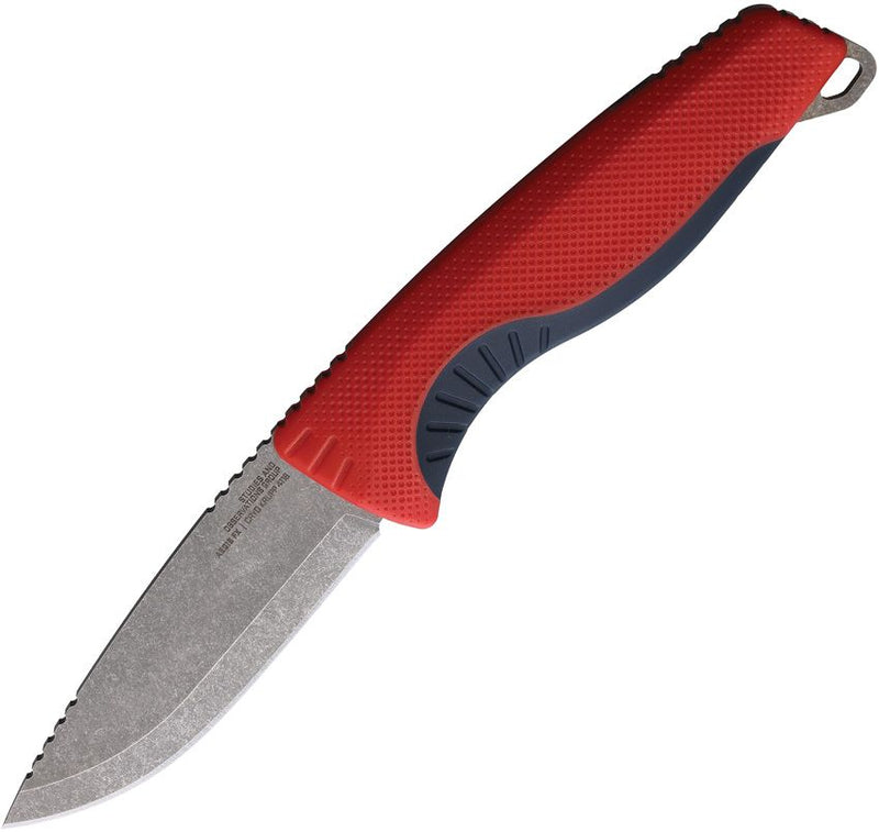 SOG Aegis Fx Fixed Knife 3.75" 4116 Steel Blade Rescue Red GRN With Indigo Rubber Overmold Handle G17410341 -SOG - Survivor Hand Precision Knives & Outdoor Gear Store