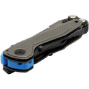 SOG Flash MT Linerlock Multi-Tool With Large Blade And Silver/Cyan Aluminum Handles G29550241 -SOG - Survivor Hand Precision Knives & Outdoor Gear Store