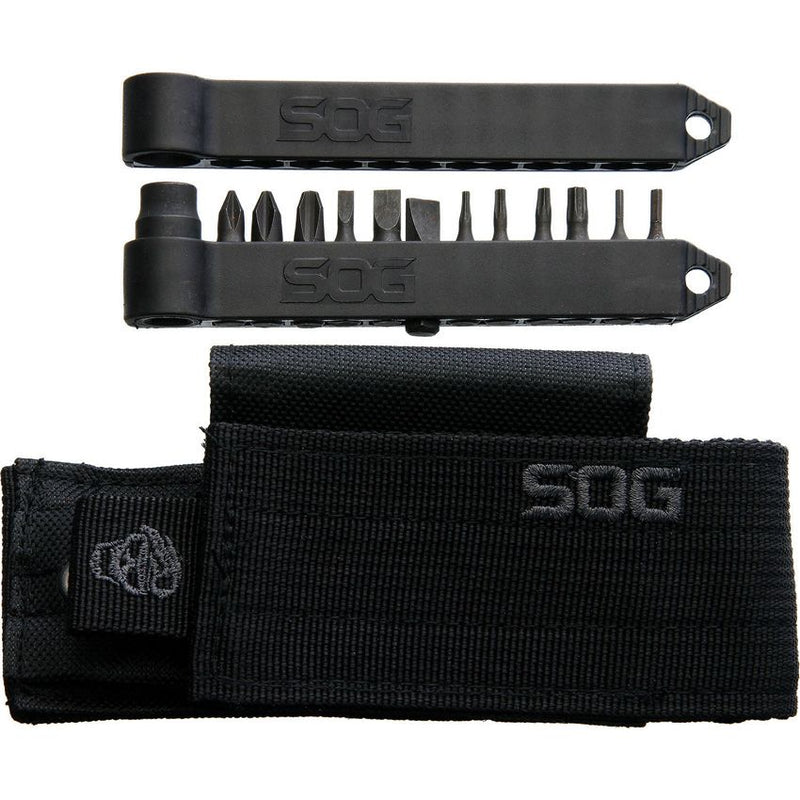 SOG Small Sheath For Pocket PowerPlier Paratool Bi-Polar Black Nylon Construction GNYLHXB -SOG - Survivor Hand Precision Knives & Outdoor Gear Store