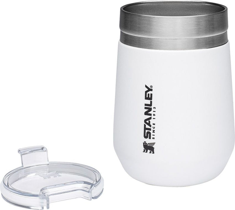 Stanley Everyday GO Tumbler 10oz Capacity Polar White Color And 18/8 Stainless Construction A10292006 -Stanley - Survivor Hand Precision Knives & Outdoor Gear Store