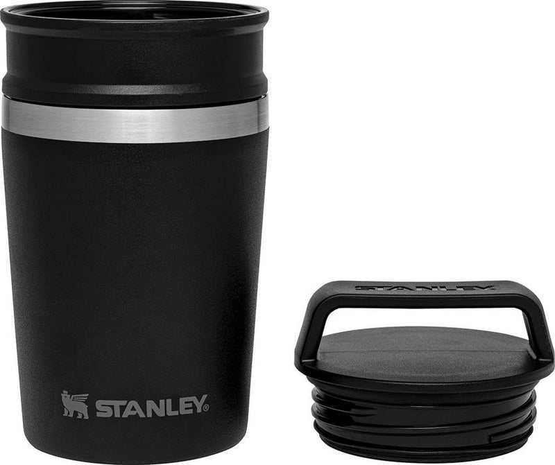 Stanley The Shortstack Travel Mug 8 Oz Capacity Leakproof And Black 8/8 Stainless Construction A2887069 -Stanley - Survivor Hand Precision Knives & Outdoor Gear Store