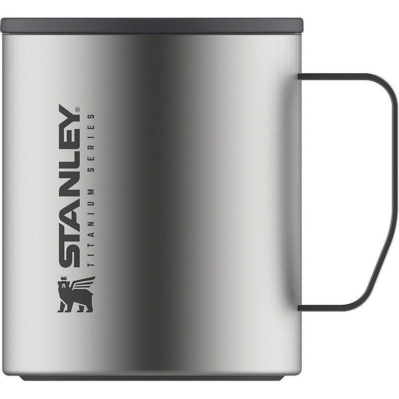 Stanley Hot Camp Mug 12 Oz Capacity Leakproof With Sandblasted Grade 1 Titanium Construction A9570001 -Stanley - Survivor Hand Precision Knives & Outdoor Gear Store