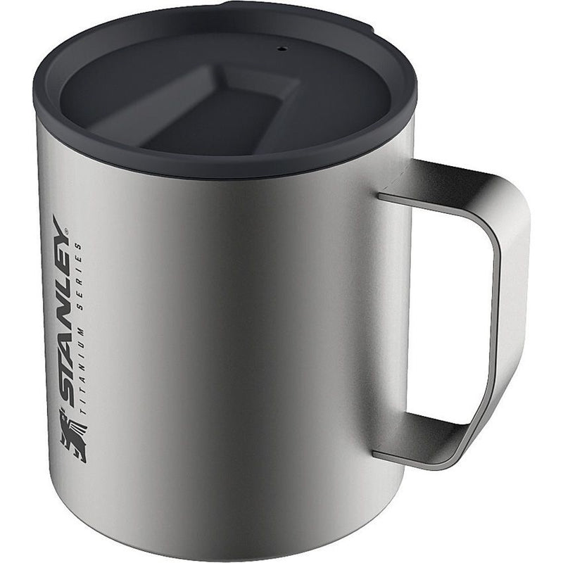 Stanley Hot Camp Mug 12 Oz Capacity Leakproof With Sandblasted Grade 1 Titanium Construction A9570001 -Stanley - Survivor Hand Precision Knives & Outdoor Gear Store