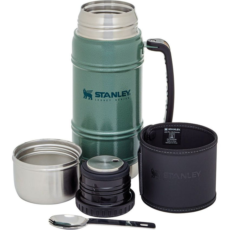 Stanley The QuadVac Food Jar 27oz Capacity Leakproof And Hammertone Green 2.25 Stainless Construction A9843001 -Stanley - Survivor Hand Precision Knives & Outdoor Gear Store