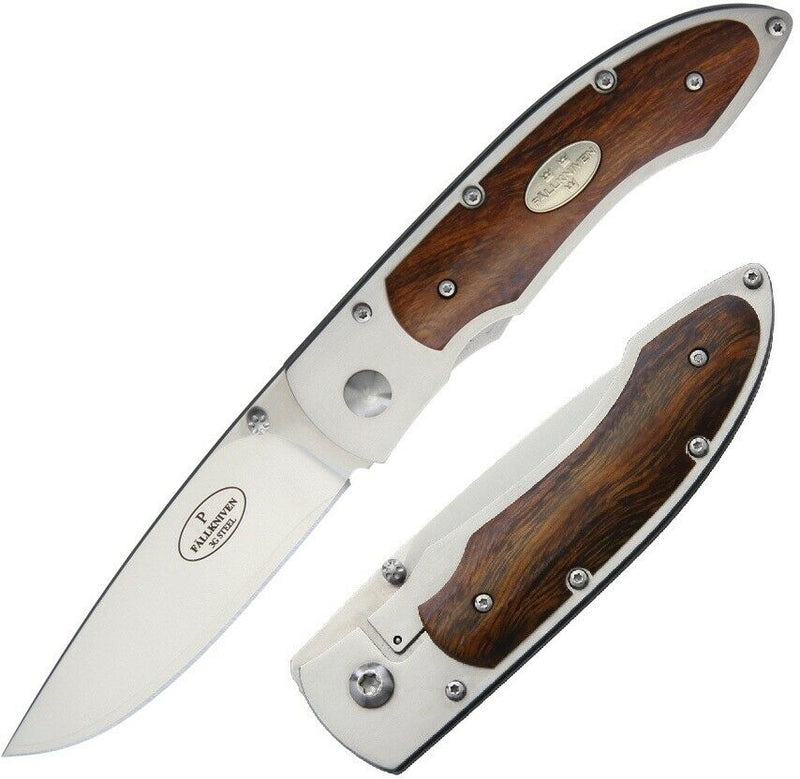 Fallkniven Framelock Folding Knife 2.75" 3G Steel Blade Stainless/Ironwood Handle NP3GIC -Fallkniven - Survivor Hand Precision Knives & Outdoor Gear Store