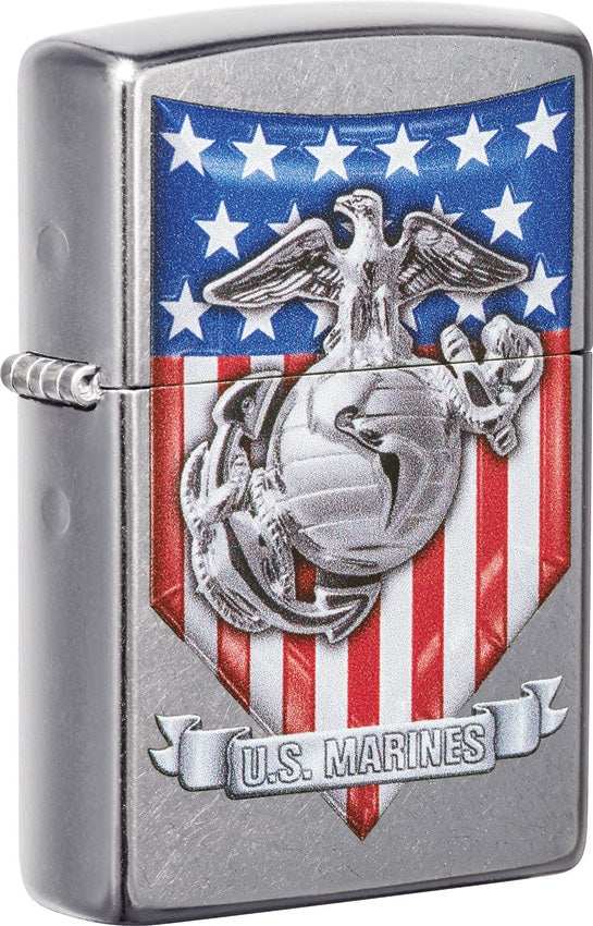 Zippo Lighter USMC Feature Windproof All Metal Construction 17322 -Zippo - Survivor Hand Precision Knives & Outdoor Gear Store