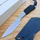 Real Steel Marlin Fixed Knife 2.5" 8Cr14MoV Steel Blade Black Cord Wrapped Handle 3515 -Real Steel - Survivor Hand Precision Knives & Outdoor Gear Store