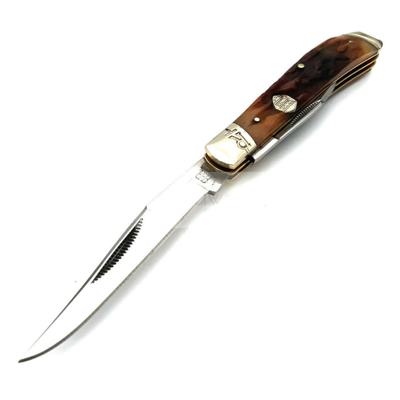 Rough Ryder Trapper Pocket Knife Stainless Steel Blades Brown Stag Bone Handle 1848 -Rough Ryder - Survivor Hand Precision Knives & Outdoor Gear Store