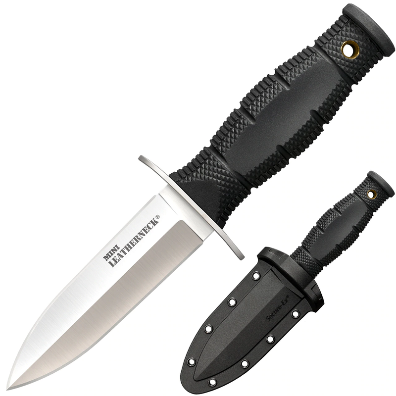 Cold Steel Mini Leatherneck Fixed Knife 3.25" 8Cr13MoV Steel Blade Kray-Ex Handle 39LSAC -Cold Steel - Survivor Hand Precision Knives & Outdoor Gear Store