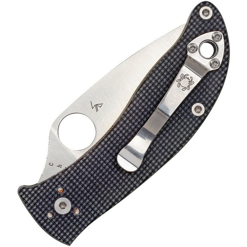 Spyderco Alcyone Folding Pocket Knife 2.91" CTS BD1 Steel Blade Gray G10 Handle C222GPGY -Spyderco - Survivor Hand Precision Knives & Outdoor Gear Store