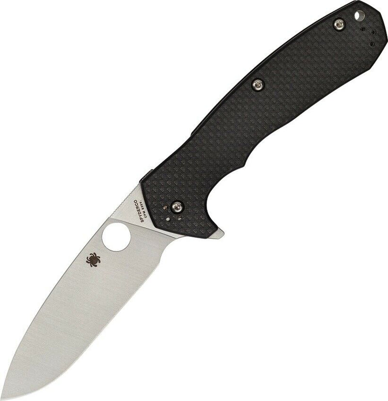 Spyderco Amalgam Folding Knife 3.88" Satin Finish CPM S30V Steel Blade G10 Handle C234CFP -Spyderco - Survivor Hand Precision Knives & Outdoor Gear Store