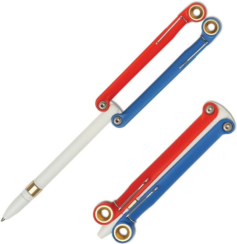 Spyderco Baliyo Heavy Duty Low-Friction Stainless Steel Pivots Red/White/Blue YUS100 -Spyderco - Survivor Hand Precision Knives & Outdoor Gear Store