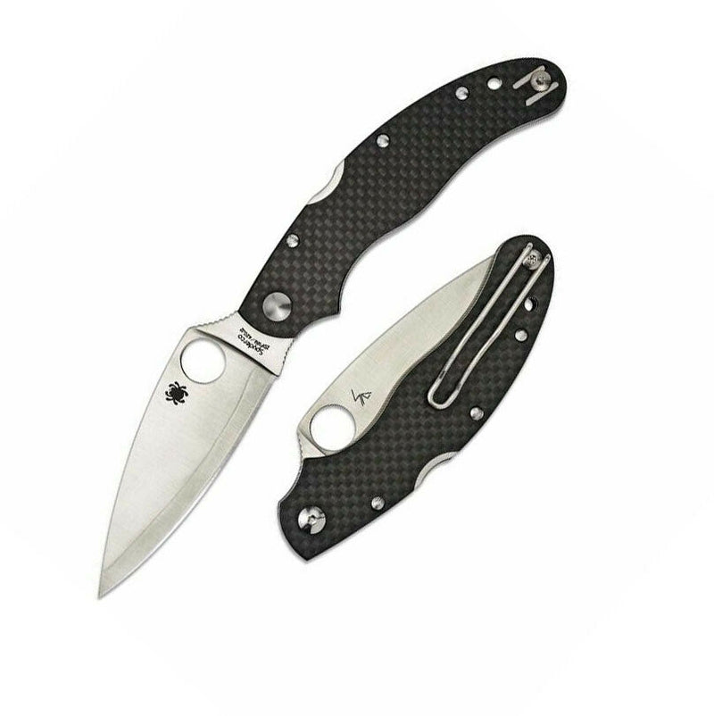 Spyderco Caly 35 Folding Knife 3.38" ZDP-189 Steel Blade Carbon Fiber Handle C144CFPE -Spyderco - Survivor Hand Precision Knives & Outdoor Gear Store