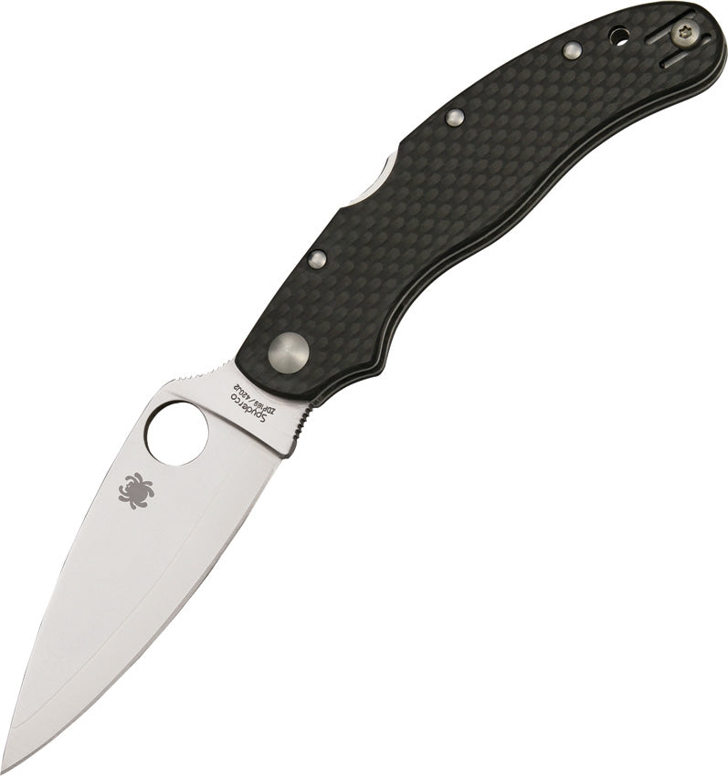 Spyderco Caly 35 Folding Knife 3.38" ZDP-189 Steel Blade Carbon Fiber Handle C144CFPE -Spyderco - Survivor Hand Precision Knives & Outdoor Gear Store