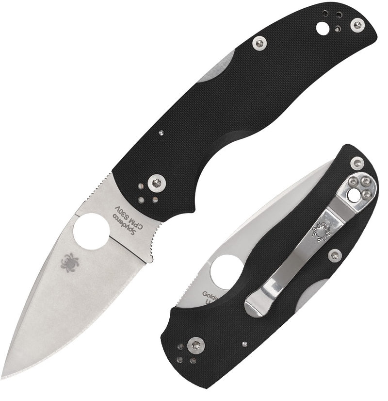 Spyderco Native 5 Folding Pocket Knife 3" CPM S30V Steel Blade Black G10 Handle 41GP5 -Spyderco - Survivor Hand Precision Knives & Outdoor Gear Store