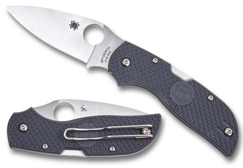 Spyderco Chaparral Lockback Folding Knife 2.5" CTS-XHP Steel Blade FRN Handle C152PGY -Spyderco - Survivor Hand Precision Knives & Outdoor Gear Store