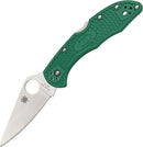 Spyderco Delica 4 Lightweight Folding Knife 3" VG-10 Blade Green FRN Handle C11FPGR -Spyderco - Survivor Hand Precision Knives & Outdoor Gear Store