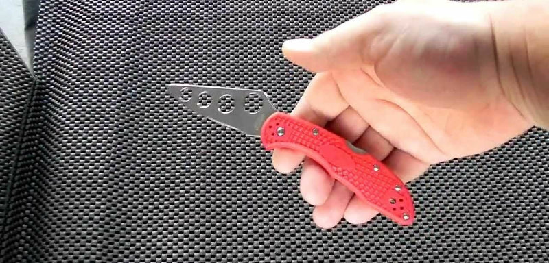 Spyderco Delica 4 Trainer Knife 2.75" UNSHARPENED AUS6 Steel Blade FRN Handle C11TR -Spyderco - Survivor Hand Precision Knives & Outdoor Gear Store